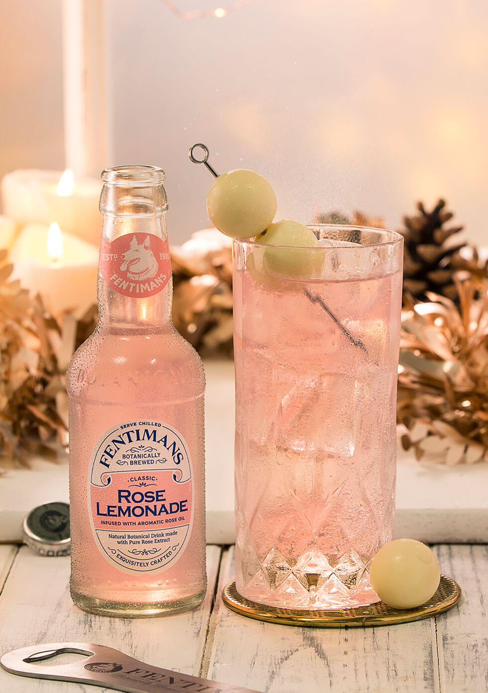 Fentimans White Chocolate Rose cocktail